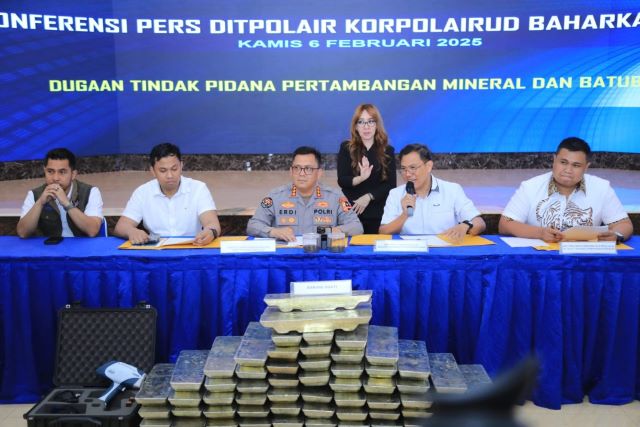 Polri Gerebek Tambang Timah Ilegal di Bekasi, Negara Rugi Rp10 Miliar