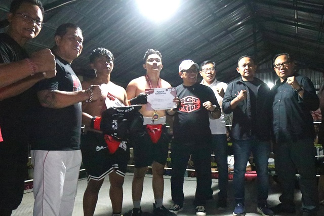Dukung Semangat Sportivitas Anak Muda, Bupati Sanjaya Hadiri Kejuaraan Fight Amatir