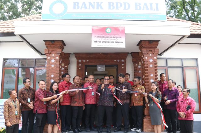 Perkuat Sinergi, Gedung Baru BPD Bali Capem Pemda Tabanan Diresmikan