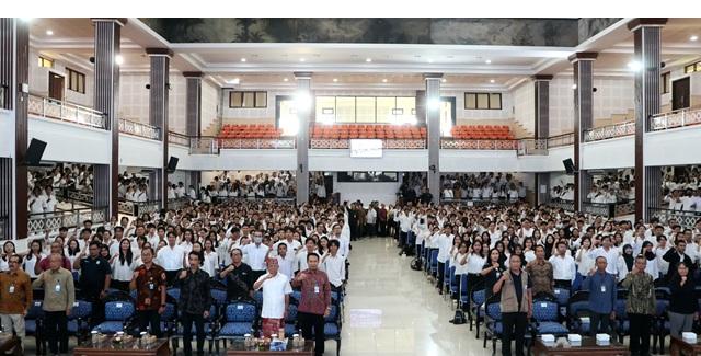 Kolaborasi Gubernur Koster dan KKN UNUD, Percepat Pembangunan Desa Berbasis Pendidikan dan Infrastruktur