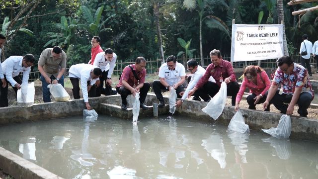 Lapas Tabanan Tebar Ribuan Benih Ikan