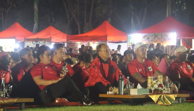 Pesta Kemenangan Timnas di Bajra Sandhi: Gubernur Koster Terpukau Dukungan Ribuan Krama Bali