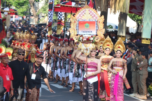 Tabanan Tampil Memukau di Peed Aya PKB XLVII 2025, Usung Garapan “Singasana Jaya Mahardika”