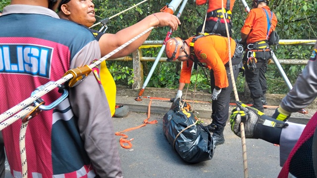 Warga Asal Jember Tewas Usai Tercebur Sungai di Baturiti