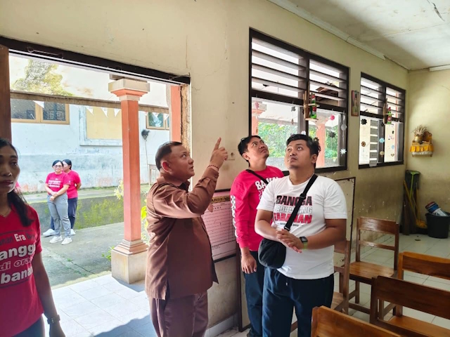 Dinas Pendidikan Tabanan Usulkan Rp 700 Juta untuk Perbaikan SDN 1 Samsam