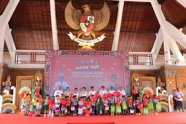 Gebyar PAUD Edufest 2025 Meriahkan Peringatan Hari Anak Nasional di Tabanan