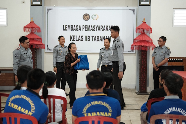 Lapas Tabanan Gelar Bakti Sosial, Sasar Keluarga Warga Binaan dan Masyarakat Sekitar