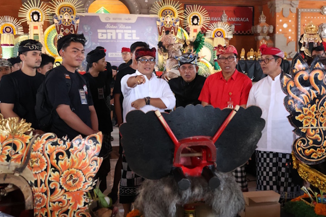 Pelestarian Budaya Bali, Bupati Tabanan Hadiri Lomba Ogoh-Ogoh dan Barong Tradisional