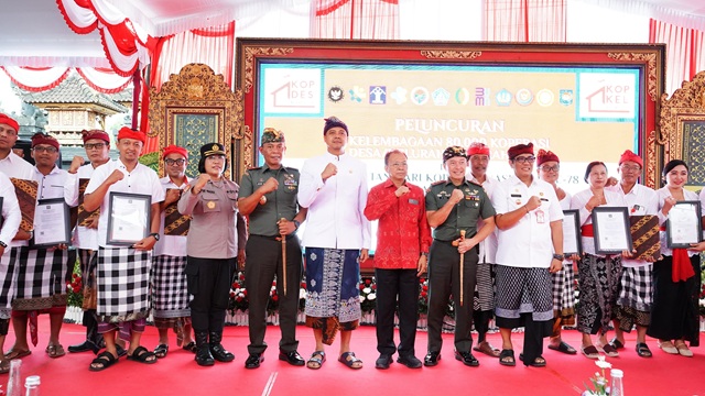 Peluncuran Koperasi Merah Putih, Gubernur Koster Dorong Kedaulatan Pangan