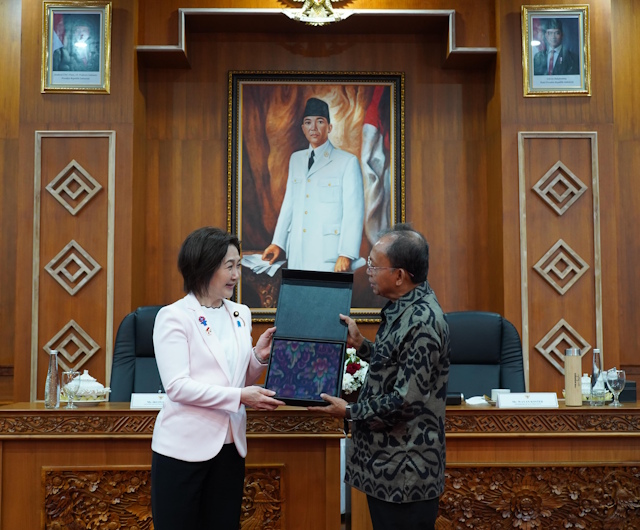 Perkuat Hubungan Bilateral, Gubernur Koster Terima Wamen Luar Negeri Jepang, Jajaki Sejumlah Kerja Sama Strategis