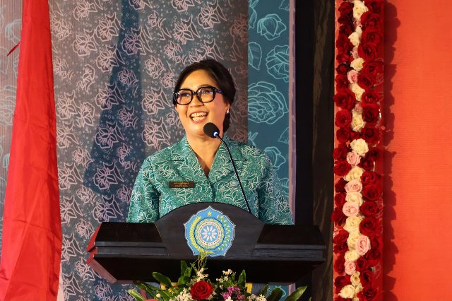 Gedung Kesenian I Ketut Maria Bergemuruh, Lomba Karaoke PKK Warnai HKG Ke-53 di Kabupaten Tabanan