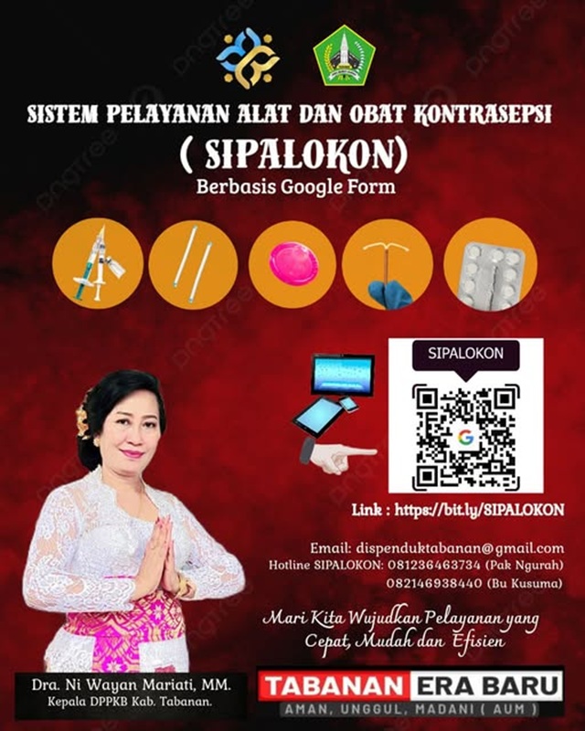 SIPALOKON, Inovasi DPPKB Tabanan Permudah Permohonan Alokon Berbasis Google Form