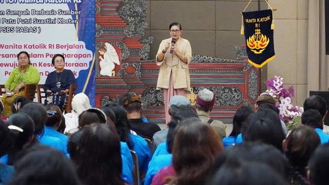 Sasar Wanita Katolik, Duta PSBS PADAS Gencarkan Sosialisasi Sampah Berbasis Sumber