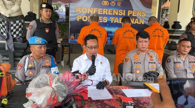 Satreskrim Polres Tabanan Ungkap Pencurian HP dan Ayam Aduan