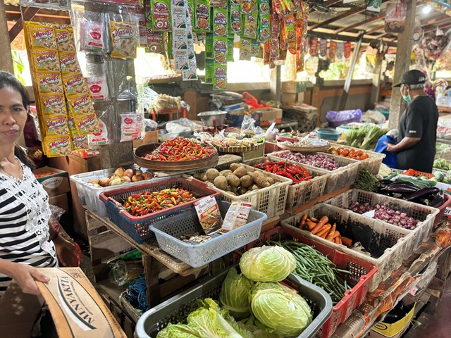 Harga Pangan di Tabanan Masih Stabil, Cabai Rawit Merah Tertinggi Capai Rp65 Ribu per Kg