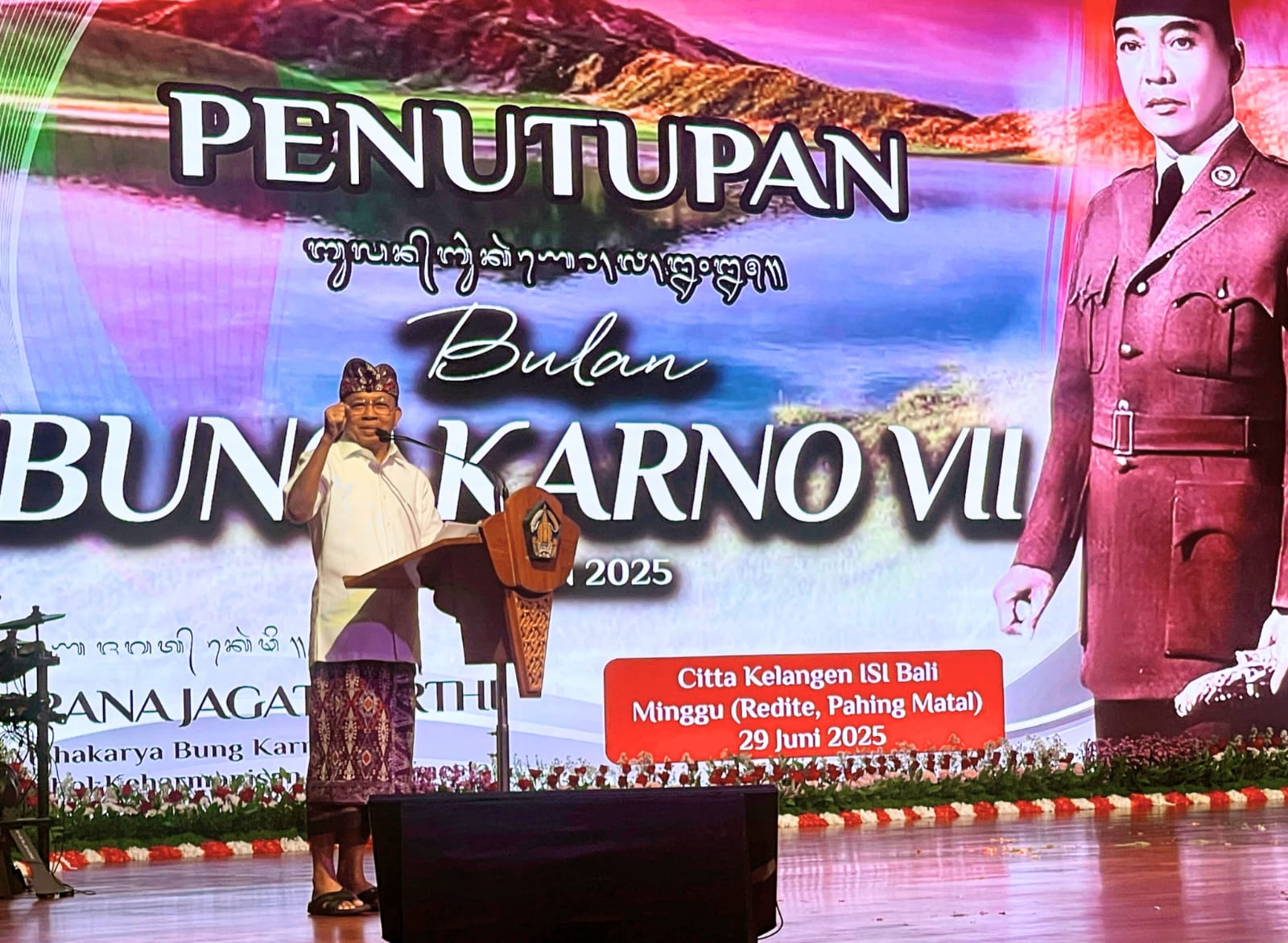 Gubernur Koster Tutup Bulan Bung Karno VII 2025: JAS MERAH, Bung Karno Milik Bangsa Indonesia