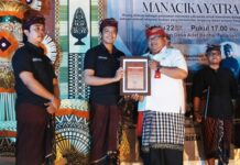 “Manacika Yatra” di Bedha: Dua Jawara Baleganjur Bertemu, Seminar Budaya Tahan Hingga Tengah Malam Manacika Yatra