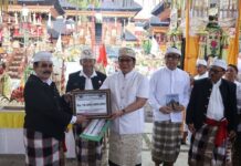 Bantu Rp15 Miliar! Wagub Giri Prasta Diapresiasi Pangelingsir Puri Agung Pemecutan atas Pelestarian Pura Tambang Badung Puri Agung Pemecutan