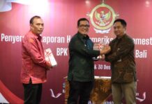 Di Bawah Kepemimpinan Bupati Sanjaya, Tabanan Raih Tindak Lanjut BPK Tertinggi di Bali 99,54% Di Bawah Kepemimpinan Bupati Sanjaya, Tabanan Raih Tindak Lanjut BPK Tertinggi di Bali 99,54%