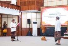 Gubernur Koster Kukuhkan Tri Wibowo Aji sebagai Kepala BPKP Bali, Perkuat Pengawasan Pembangunan Gubernur Bali Wayan Koster mengukuhkan Tri Wibowo Aji sebagai Kepala Perwakilan BPKP Provinsi Bali di Gedung Wiswa Sabha Denpasar