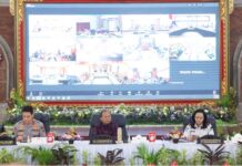 Koster Ajak Polda Bali Tindak Wisman Nakal, Narkoba dan Judi Online Demi Jaga Pariwisata Gubernur Bali Wayan Koster saat menghadiri Rapim Polda Bali 2026 di Gedung Presisi