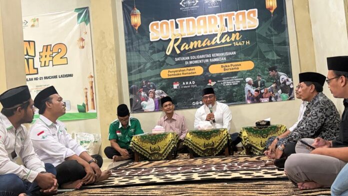 Bawaslu Tabanan menggelar Ngabuburit Pengawasan bersama keluarga besar NU di Sekretariat Lazisnu Kediri