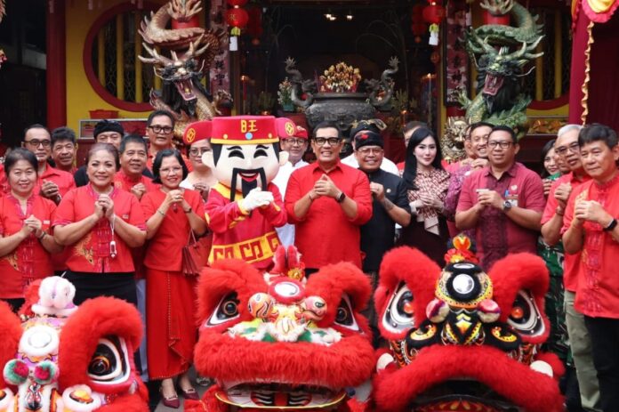 Bupati Sanjaya Hadiri Perayaan Imlek dan Cap Go Meh 2026, Tegaskan Harmoni Antarumat