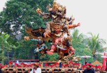 Festival Ogoh-Ogoh Singasana III, 10 Karya Terbaik Tampil di Tabanan Bupati Tabanan I Komang Gede Sanjaya membuka Puncak Festival Ogoh-Ogoh Singasana III 2026 di Gedung Kesenian I Ketut Marya Tabanan
