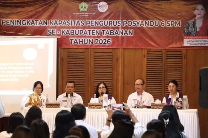 Bunda Rai Dorong 832 Posyandu Tabanan Terapkan 6 SPM