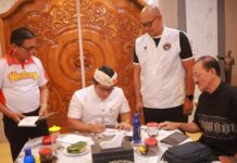 Wagub Bali Giri Prasta Bahas Musprov KONI Bali, Target 21 Emas PON 2028 Pertemuan Wakil Gubernur Bali I Nyoman Giri Prasta dengan KONI Bali membahas Musprov KONI Bali 2026 dan target 21 emas PON 2028.
