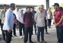 Koster–Menteri LH Sidak TPA Suwung, Target Stop Open Dumping di Bali Gubernur Bali Wayan Koster dan Menteri Lingkungan Hidup Hanif Faisol Nurofiq meninjau pengelolaan sampah di TPA Suwung Denpasar
