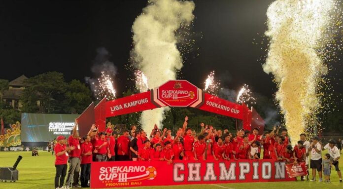 Banteng Denpasar juara Soekarno Cup III Bali 2026 setelah mengalahkan Banteng Badung 3-2 di final GOR Ngurah Rai Denpasar