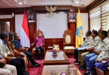Koster Dukung Turnamen Gateball Gubernur Cup 2026 Jadi Agenda Tahunan Bali Gubernur Bali Wayan Koster menerima audiensi pengurus Pergatsi Bali
