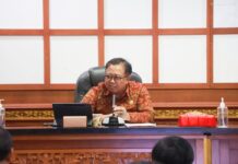 BPKAD Bali Luncurkan Counter EETA Web untuk Perkuat Kualitas Laporan Keuangan Kepala BPKAD Bali I Ketut Maduyasa saat membuka Bimtek EETA Connect Episode 3