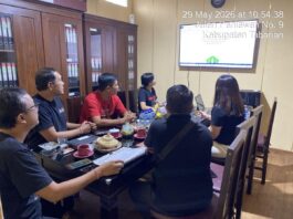 Seleksi Dirut dan Dewan Pengawas Perumda Sanjayaning Singasana Dibuka Ketua Panitia Seleksi bersama jajaran mengumumkan pembukaan seleksi Dirut dan Dewan Pengawas Perumda Sanjayaning Singasana Kabupaten Tabanan