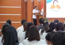 Putri Koster Perkuat 112 Kader Posyandu di Bali Putri Koster membuka kegiatan Bina Posyandu Angkatan IV Tahun 2026 di Bapelkesmas Provinsi Bali