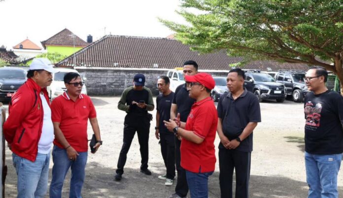 Wabup Tabanan I Made Dirga meninjau pengelolaan sampah di RS Tabanan