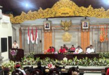 Fraksi Gerindra DPRD Tabanan Dorong Mitigasi Bencana dan Perlindungan LP2B dalam 4 Ranperda Fraksi Gerindra DPRD Tabanan menyampaikan pemandangan umum terhadap empat Ranperda strategis dalam Rapat Paripurna Ke-4 Masa Persidangan II Tahun Sidang 2026.