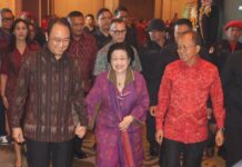Megawati Hadiri Penutupan Bulan Bung Karno 2026 Gubernur Bali Wayan Koster bersama Megawati Soekarnoputri menghadiri penutupan Bulan Bung Karno 2026 di Bali Beach Convention Center Sanur