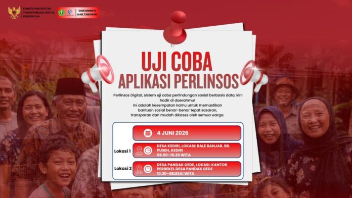 Ilustrasi Aplikasi Perlinsos Digital