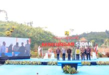 Presiden Prabowo Resmikan Bendungan Sidan Gubernur Bali Wayan Koster mengikuti peresmian Bendungan Sidan oleh Presiden Prabowo Subianto secara virtual dari Kabupaten Badung
