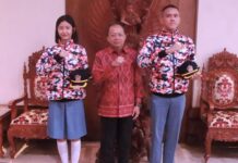 Dua Pelajar Bali Lolos Paskibraka Nasional 2026, Gubernur Koster Beri Dukungan Penuh Gubernur Bali Wayan Koster menerima dua pelajar Bali yang lolos sebagai anggota Paskibraka Nasional 2026 di Jayasabha Denpasar.