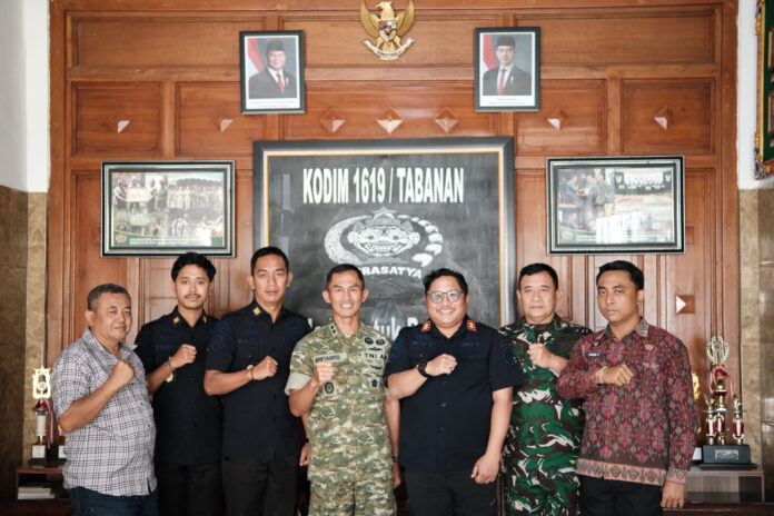 Kalapas Tabanan bertemu Dandim 1619 Tabanan membahas penguatan keamanan dan sinergi pemasyarakatan