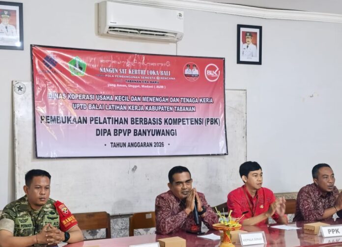 Pelatihan BLK Tabanan pembuatan roti dan kue 2026