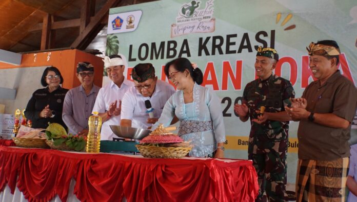 Bupati Buleleng I Nyoman Sutjidra membuka Lomba Kreasi Pangan Lokal Buleleng 2026