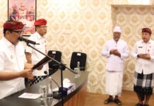 Bupati Tabanan Lantik 61 Pejabat, Tekankan Kinerja dan Integritas Bupati Tabanan melantik 61 pejabat di lingkungan Pemkab Tabanan