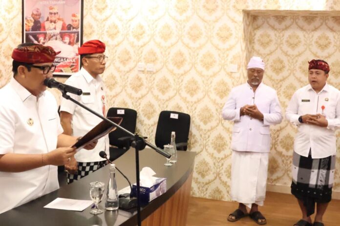 Bupati Tabanan melantik 61 pejabat di lingkungan Pemkab Tabanan