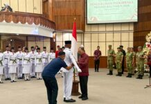 Gubernur Koster Kukuhkan 72 Paskibraka Provinsi Bali 2026 Gubernur Wayan Koster mengukuhkan 72 anggota Paskibraka Provinsi Bali 2026 di Denpasar.