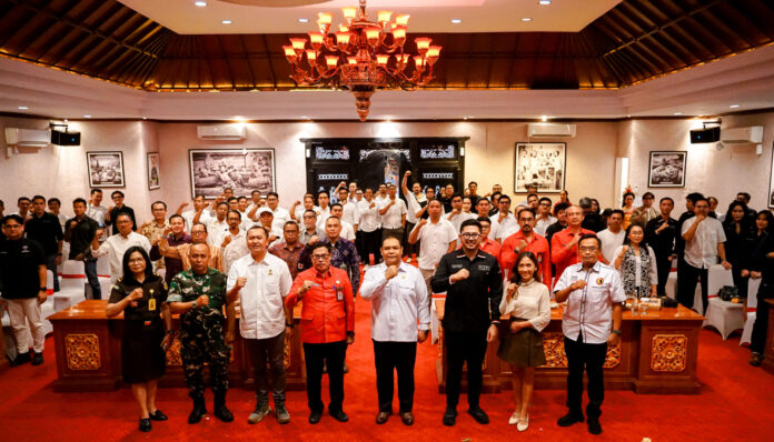 Muscab HIPMI Tabanan membahas kolaborasi pengusaha muda dan Pemkab Tabanan dalam mendorong pertumbuhan ekonomi daerah.