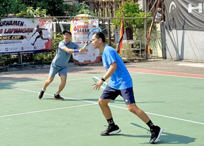 Rudy Worek dan Anank Agung Ngurah Manik meraih juara ganda putra IKMS Cup Bali Open 2026 di Denpasar.